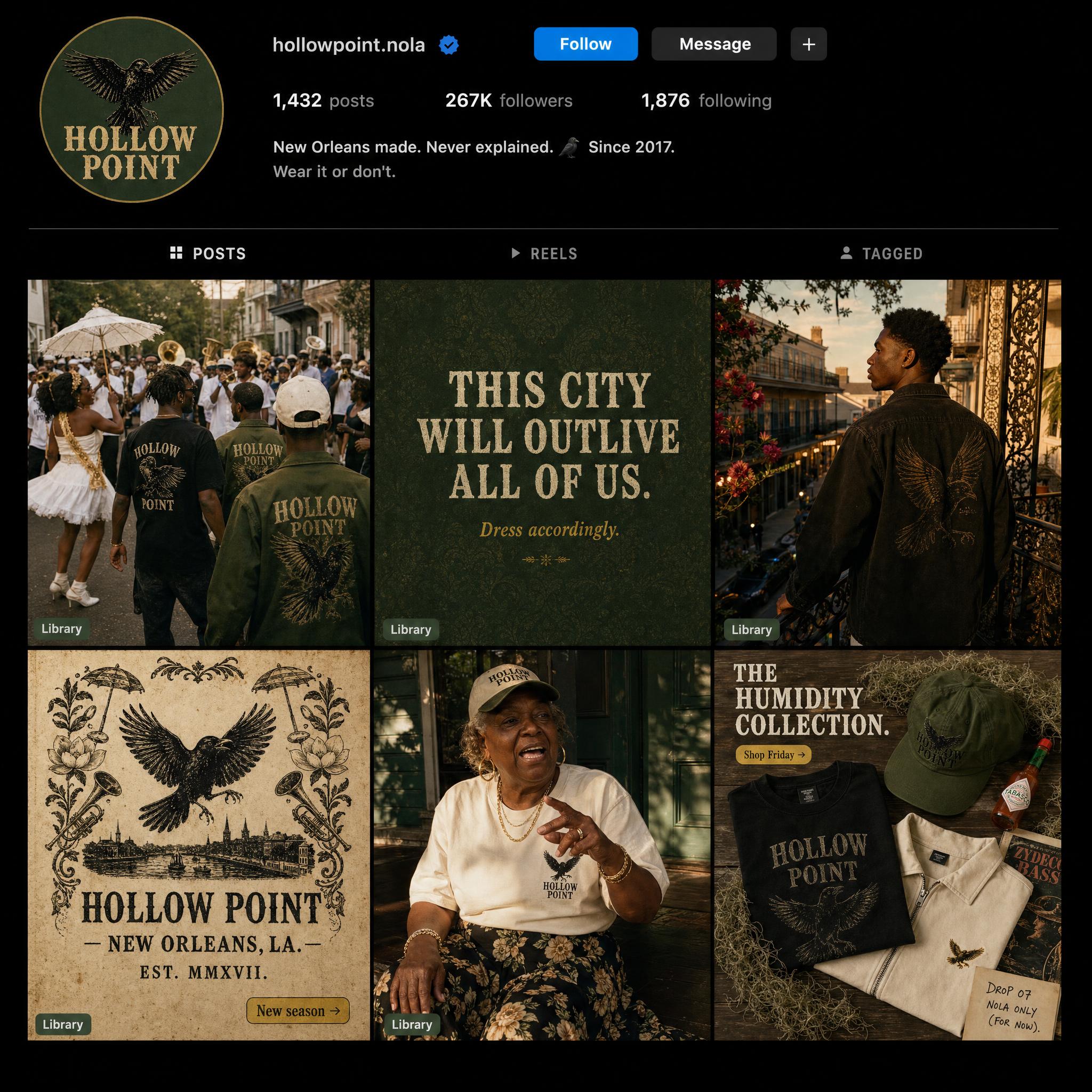 Hollow Point: Instagram feed run by Reelistic