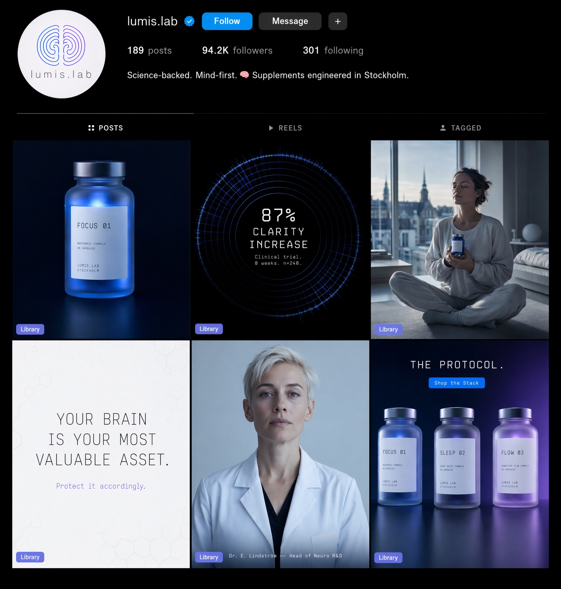 Lumis Lab: Instagram feed run by Reelistic