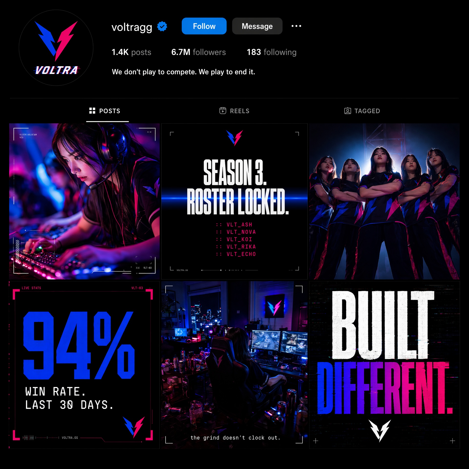 VOLTRA: Instagram feed run by Reelistic