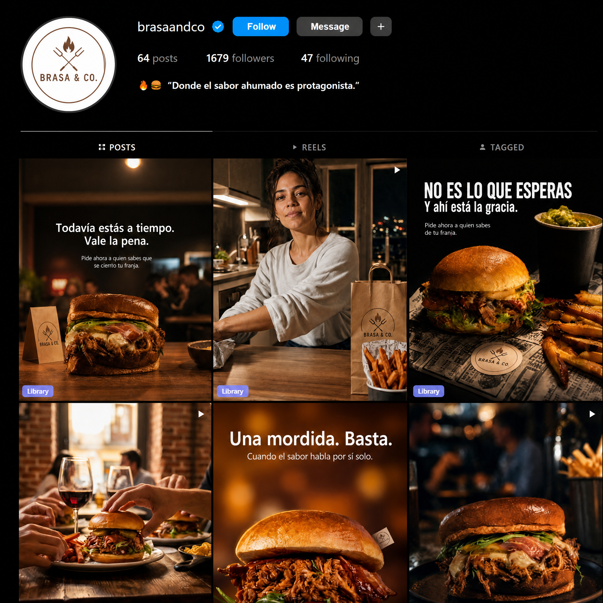 Brasa & Co.: Instagram feed run by Reelistic